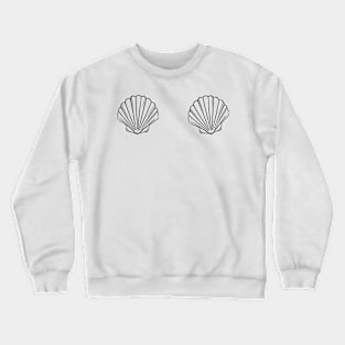 Mermaid Shells Bra T-Shirt Crewneck Sweatshirt